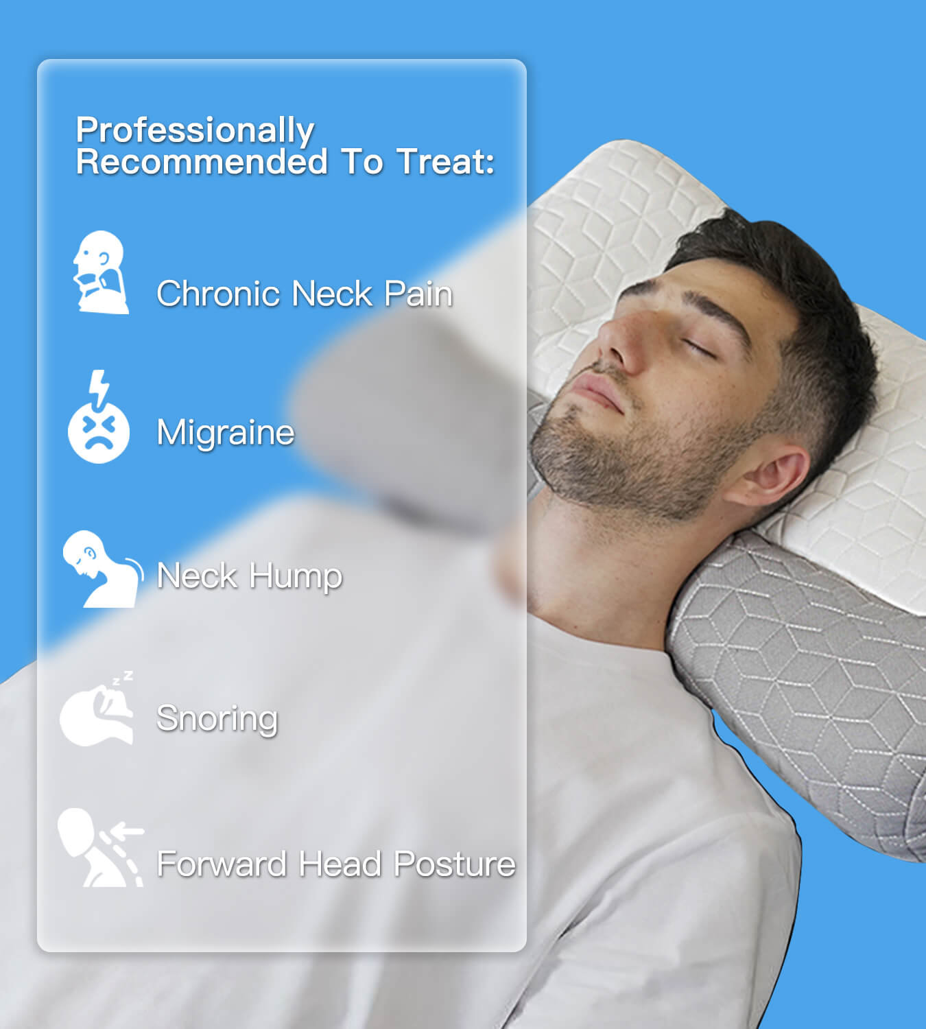 Anti-Snoring Deep Sleep Pillow
