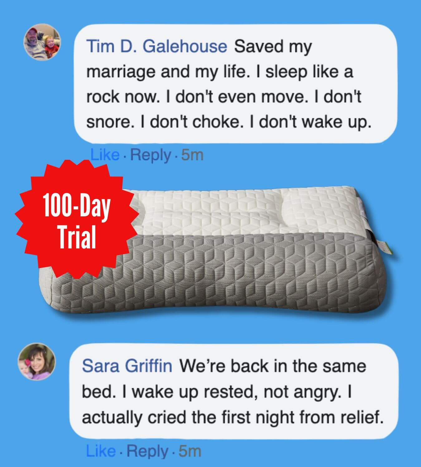 Anti-Snoring Deep Sleep Pillow